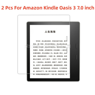 ฟิล์มกระจกนิรภัยกันรอยหน้าจอ สําหรับ Amazon Kindle Oasis 3 7.0 นิ้ว 2 ชิ้น