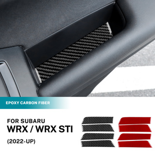 สติกเกอร์คาร์บอนไฟเบอร์ สําหรับติดตกแต่งภายในรถยนต์ Subaru WRX และ WRX STI