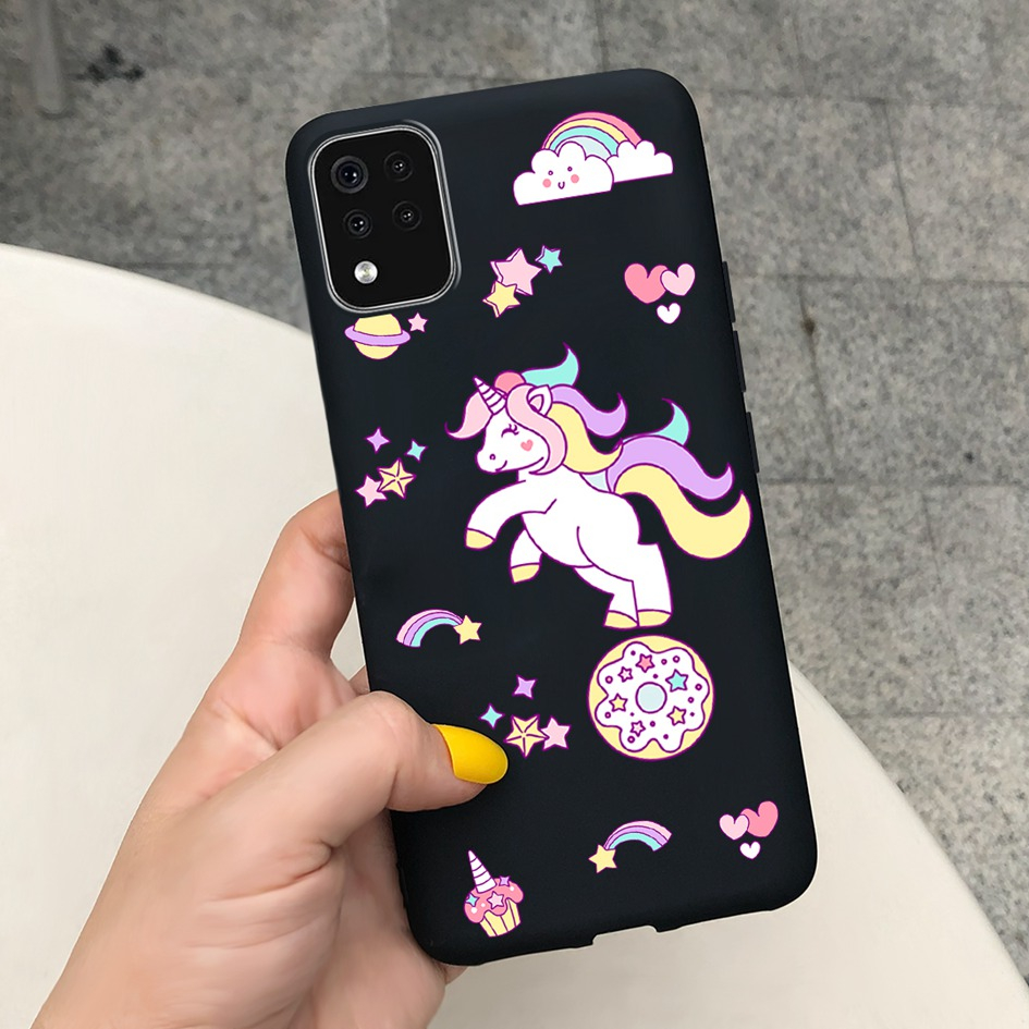 เคสโทรศัพท์มือถือแบบนิ่ม-tpu-กันกระแทก-ลายยูนิคอร์น-ขนนก-มังกรน่ารัก-สําหรับ-lg-k42-k52-lgk42-lgk52-lmk420-lmk520