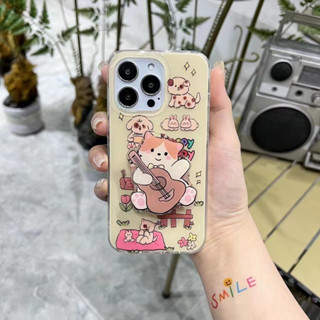 เคสโทรศัพท์มือถือ Tpu แบบนิ่ม ลายสัตว์ สําหรับ iPhone 13pro 11tpu 12promax 12pro 14 14promax 14pro