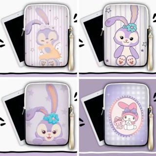 Cute Melody &amp; Daffy Rabbit Tablet Bag 9.7" 10.2" 10.5" 11"12.9" 13" 15" Ipad Sleeve Bag Girls Cartoon Sanrio  Laptop Pouch Case