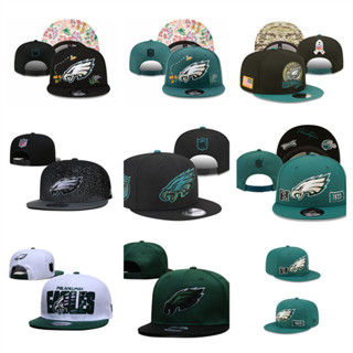 NFL Philadelphia Eagles หมวกปีกปีกแบนแบบปรับได้หมวกกีฬากลางแจ้ง