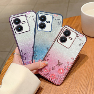 เคสมือถือ ลายดอกไม้ สําหรับ Vivo Y16 Y02s Y02 Y02T Y02A Y20 Y12s 2021 Y20s G Y12A Y11s Y21 Y21s Y21T Y33s Y33T Y35 Y36 4G Y01 Y15s Y15A Y16 Y19 Y12 Y15 Y17