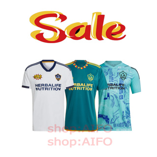 เสื้อกีฬาแขนสั้น ลายทีมชาติฟุตบอล MLS LA Galaxy Home Away Jersey 23 24 ชุดเหย้า คุณภาพสูง สําหรับผู้ชาย