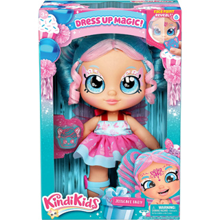 Kindi Kids Dress Up Magic Jessicake Fairy Toddler Doll with Face Paint Reveal Kindi ตุ๊กตานางฟ้า Jessicake แต่งตัว พร้อมใบหน้า เปิดเผยสี สําหรับเด็กวัยหัดเดิน