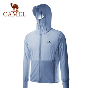 Camel เสื้อแจ็กเก็ตกันแดด ระบายอากาศ แบบแห้งเร็ว สําหรับผู้ชาย