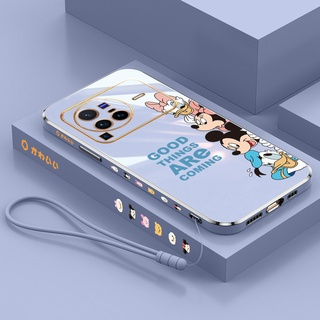 เคสโทรศัพท์มือถือ ลายการ์ตูน Disney Family พร้อมสายคล้อง สําหรับ Vivo V17 Vivo V15 Vivo V15 PRO Vivo V11 Vivo V11i Vivo V11 PRO Vivo V7 PLUS