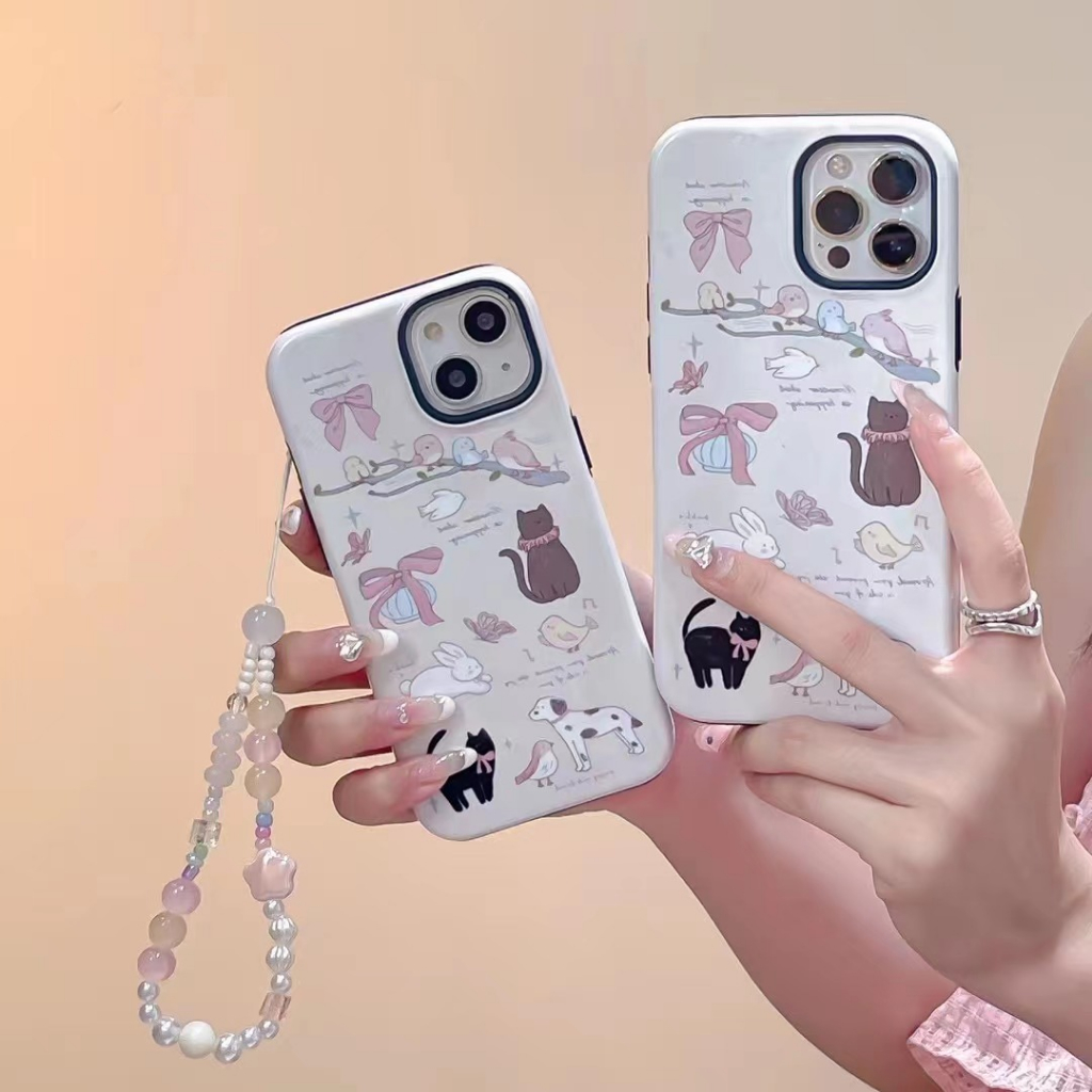 เคสโทรศัพท์มือถือ-tpu-แบบนิ่ม-ลายแมว-สําหรับ-iphone-13pro-12pro-11-14-14promax-14pro-13promax-12promax