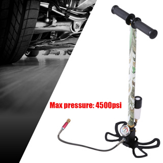 ALABAMAR 4500psi Auto Motorcycle 4 Stage High Pressure Tyre Inflator Hand Pump Air Filter PCP