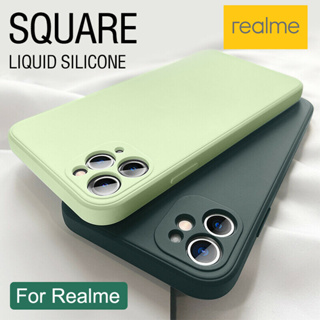 Realme 11 Pro+ 5G /10T /10 Pro+ /9 Pro+/9i GT 2 Pro/Neo2/Master Edition Realme 8/7/X7 Pro X3 Superzoom X50 Pro เคสซิลิโคนสีพื้นสําหรับ