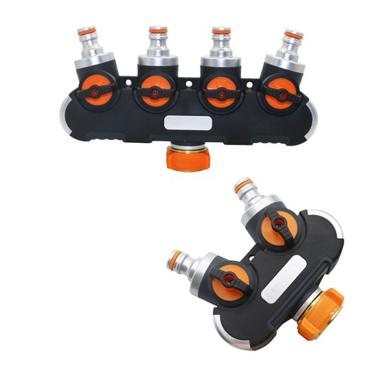 4-ways/2-ways Water Splitters วาล์วท่อ Splitter สวนชลประทาน Connectors ...