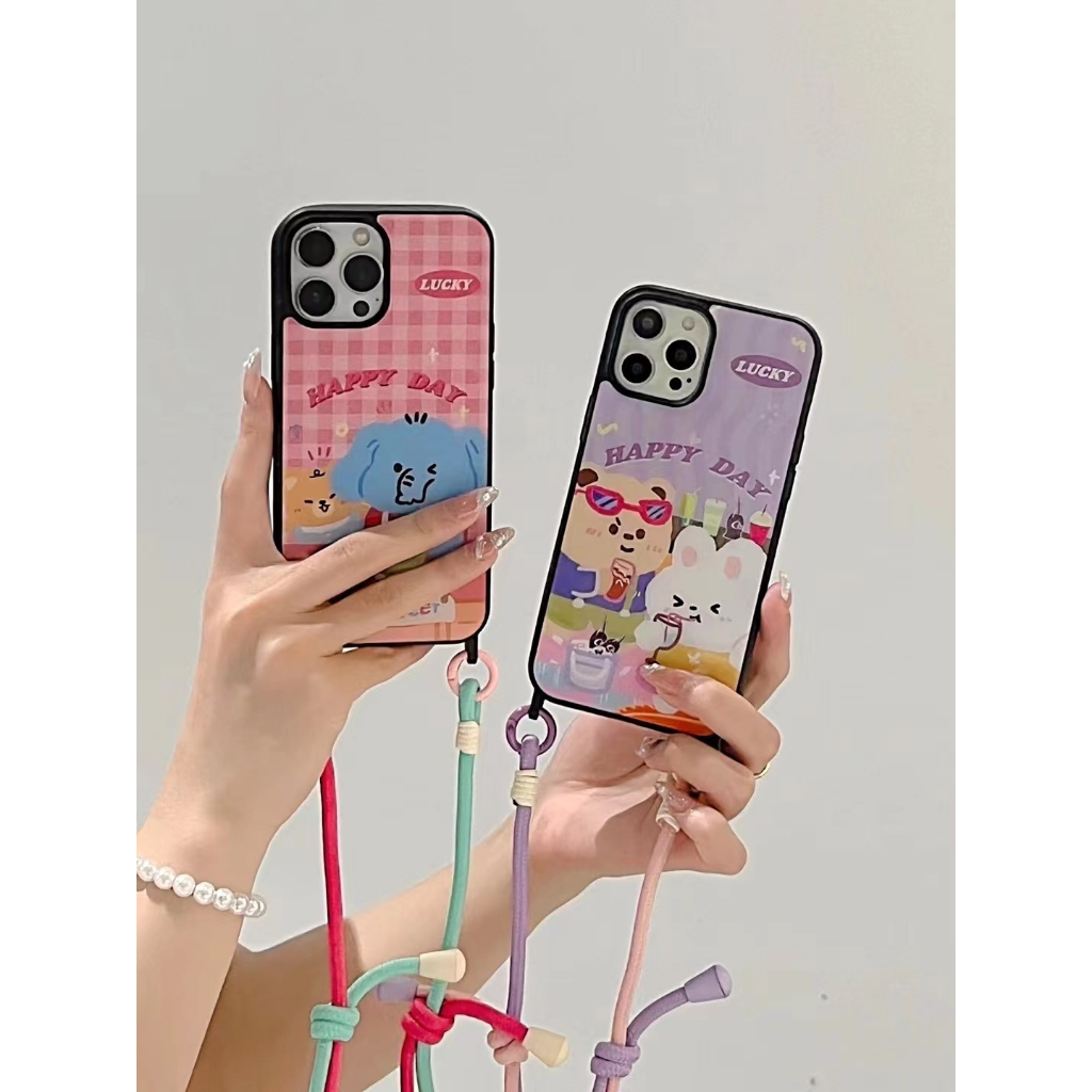 เคสโทรศัพท์มือถือ-tpu-แบบนิ่ม-ลายสัตว์-สําหรับ-iphone-13pro-12pro-14-14promax-14pro-12promax-13promax