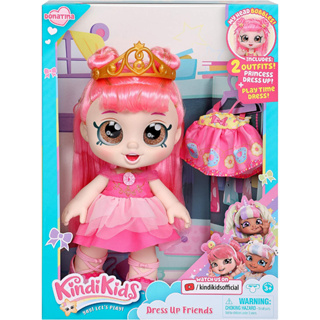 Kindi Kids Dress Up Friends - 10" Doll with 2 Outfits - Donatina Princess Kindi ตุ๊กตาเจ้าหญิงโดนันต้า ขนาด 10 นิ้ว พร้อมชุด 2 ชิ้น สําหรับเด็ก