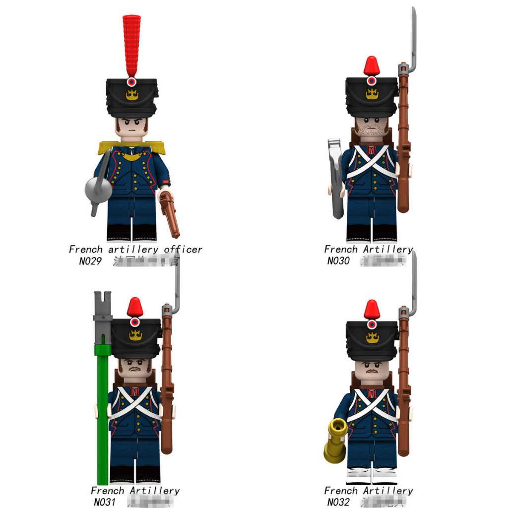 ฟิกเกอร์ตัวต่อ-napoleon-french-russian-artillery-n025-032