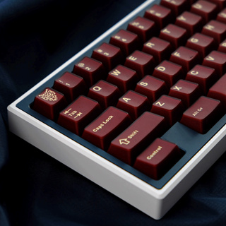 [In stock] Pyga Keycaps No Numbers Area Cherry profile ABS Material Double shot WOB/BOW Keycaps