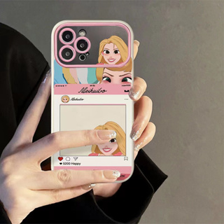เคสโทรศัพท์มือถือ ซิลิโคนนิ่ม กันกระแทก ลายการ์ตูนเจ้าหญิงตลก สําหรับ iPhone 14 Plus 13 Pro 12 Pro 11 Pro Max XSMAX XR XS