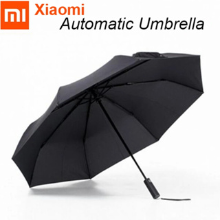 Xiaomi Original Mijia ร่มพับอัตโนมัติ ด้ามจับสั้น กันฝน ใช้งานคู่ น้ําหนักเบาพิเศษ กันลม กันน้ํา UV ร่ม