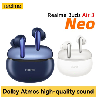 Realme Buds Air 3 NEO TWS หูฟังบลูทูธไร้สาย 5.2 AI ENC ตัดเสียงรบกวน แบตเตอรี่ 30 ชั่วโมง สําหรับ realme 10 Pro