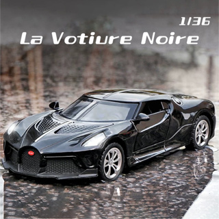 โมเดลรถยนต์ Bugatti La Votiure Noire สเกล 1:36 ของเล่นสําหรับเด็กผู้ชาย ของขวัญวันเกิด