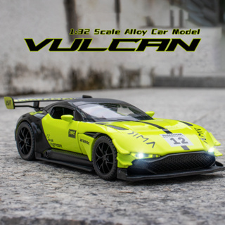โมเดลรถยนต์ สเกล 1:32 Aston Martin Vulcan โลหะผสม ของเล่น ของขวัญวันเกิด สําหรับเด็กผู้ชาย