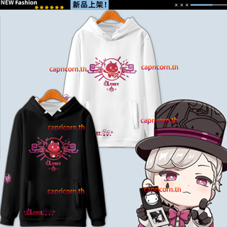 ใหม่ เสื้อกันหนาว เสื้อแจ็กเก็ตแขนยาว มีฮู้ด พิมพ์ลายอนิเมะ Genshin Impact Lyney 3 มิติ มีซิป ทรงหลวม สไตล์ญี่ปุ่น แฟชั่นสําหรับผู้ชาย และผู้หญิง