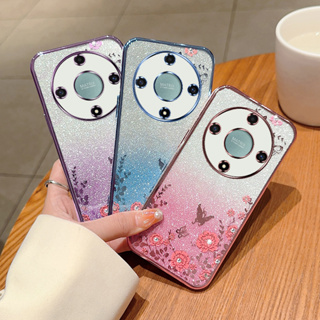 เคสชุบไฟฟ้า แบบใส สําหรับ Honor X9a Honor X9 5G Honor X8 4G