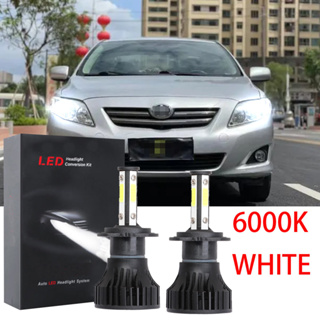 หลอดไฟฮาโลเจน LED X15 6000K สีขาว แบบเปลี่ยน สําหรับ Toyota Corolla Altis ปี 2002-2013 1 คู่