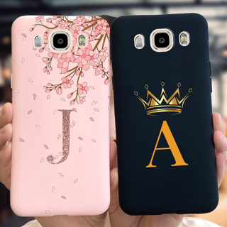 เคสโทรศัพท์มือถือ กันกระแทก ลายมงกุฎ ตัวอักษรน่ารัก สําหรับ Samsung Galaxy J7 2016 J710F J710F J710M J710H