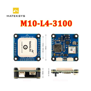 Matek M10-L4-3100 ArudPilots AP_Periph GPS GNSS U-Blox MAX-M10S พร้อมเซนเซอร์ความเร็วอากาศ SPL06-001 สําหรับโดรนบังคับ FPV