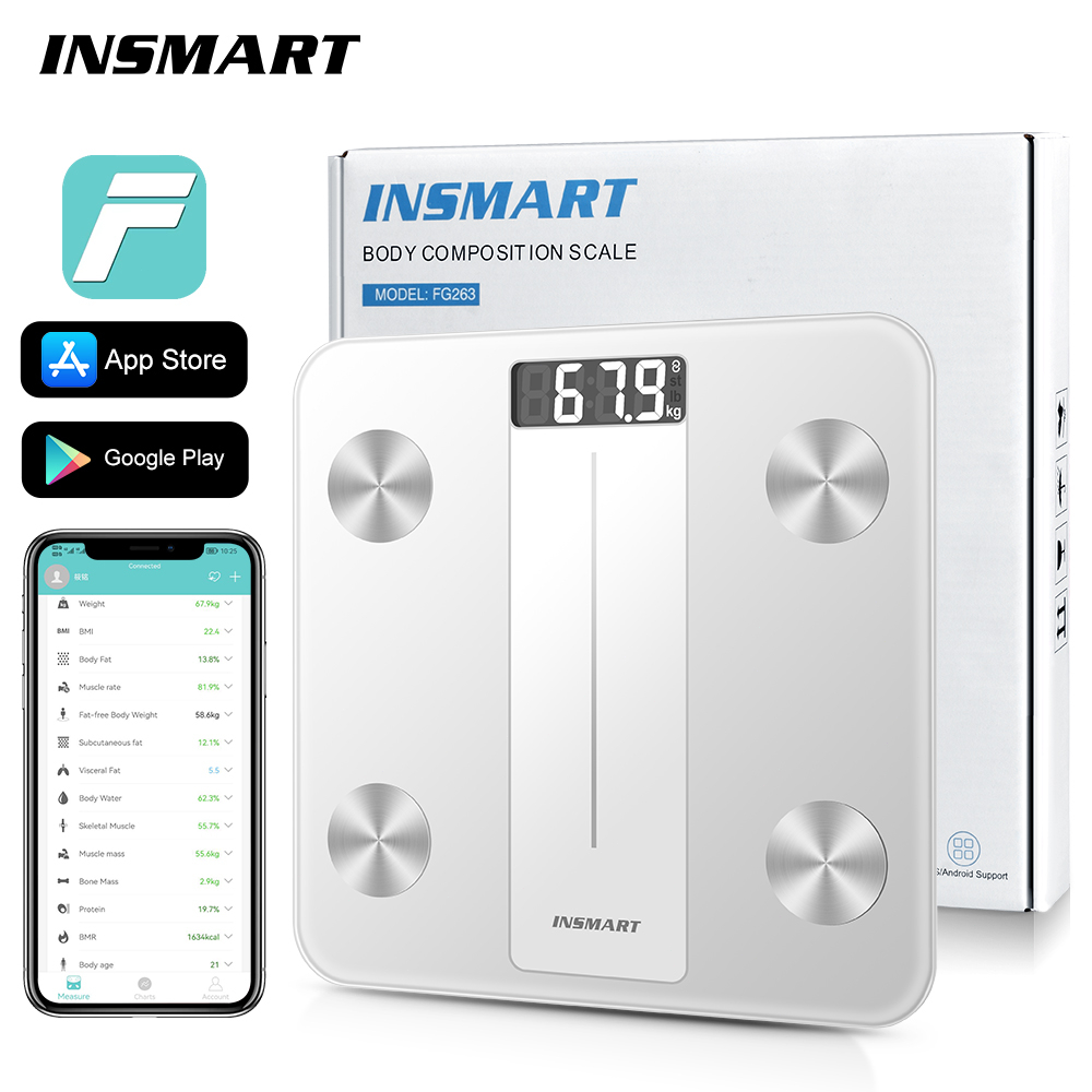 Insmart 14in1 Bluetooth BMI เครื ่ องชั ่ งน ้ ําหนักเครื ่ องชั ่ งน ้ ...