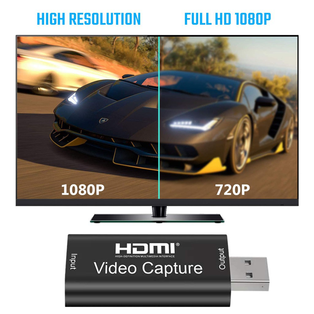 การ์ดจับภาพวิดีโอ-4k-1080p-full-hd-hdmi-เป็น-usb-2-0-สําหรับโทรศัพท์มือถือ-เกม-วิดีโอ-บันทึกสด