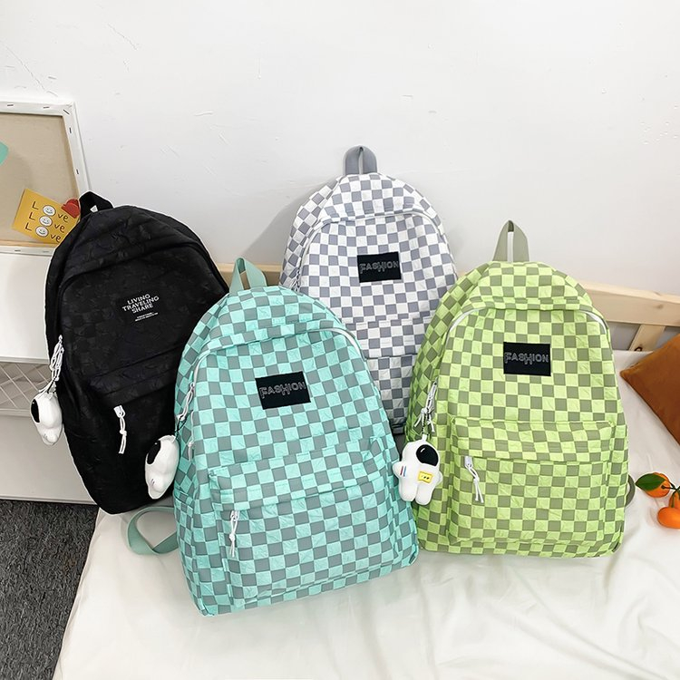 กระเป๋าเป้สะพายหลัง-กระเป๋านักเรียน-จุของได้เยอะ-สีพื้น-แบบเรียบง่าย-สไตล์ญี่ปุ่น-และเกาหลีใต้-สําหรับนักเรียน