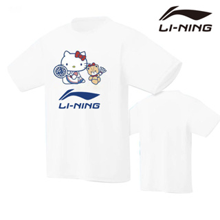 Li NING 2023 ใหม่ เสื้อแบดมินตัน ระบายอากาศ แห้งเร็ว สไตล์เกาหลี สําหรับผู้ชาย และผู้หญิง