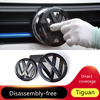 ป้ายโลโก้คาร์บอนไฟเบอร์ สามมิติ สําหรับติดตกแต่งด้านหลังรถยนต์ Vw Volkswagen 2010-2020 Tiguan