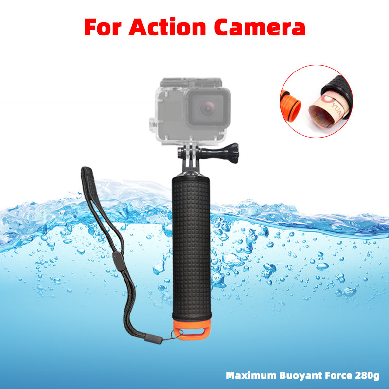 Gopro hero9/8/7/5 แท่งลอยตัวที่ถอดออกได้แบบพกพาลื่นมือถือ rod ที่ถอดออก ...