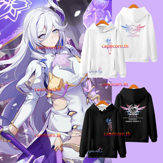 New Anime Honkai Impact 3 Mistein Schariac Hoodie Japanese Mens Fashion Womens Loose 3D Printing Sweater Unisex Casual Long Sleeve  Hooded Jacket Top Cosplay