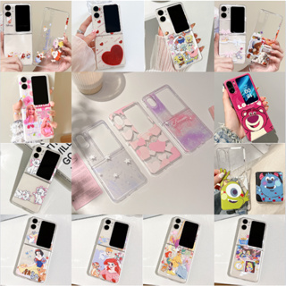 เคสโทรศัพท์มือถือ ฝาพับ กันรอยหน้าจอ ลายการ์ตูนอนิเมะบาร์บี้ สีชมพู สําหรับ OPPO find n2 find-n2 find-n2