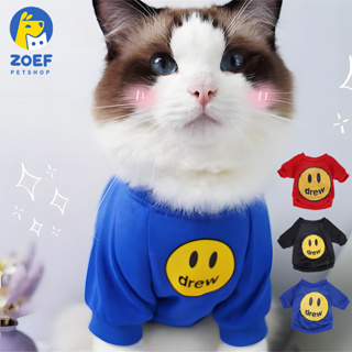 ZOEF เสื้อกันหนาวสัตว์เลี้ยง ลายหน้ายิ้ม สําหรับสุนัข และแมว HZMPS0045