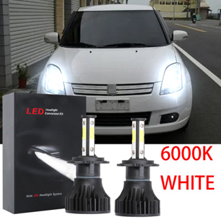 ชุดหลอดไฟหน้า LED 6000K สีขาว สําหรับ Suzuki Swift 1st Gen year 2004-2008 2009 LHL X15 1 คู่
