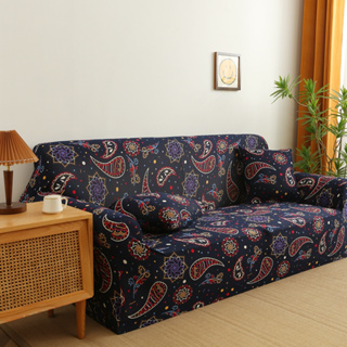 Bohemia ผ้าคลุมโซฟา sofa cover ยืดหยุ่นสูง ลายดอกไม้ 1 2 3 4 ที่นั่ง I L