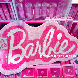พรมปูพื้น กันลื่น พิมพ์ลายตัวอักษร Miniso Barbie Series สําหรับห้องน้ํา