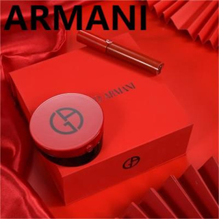 Giorgio ARMANI ชุดกล่องลิปสติก ลิปกลอส 405 สีแดง 2 #