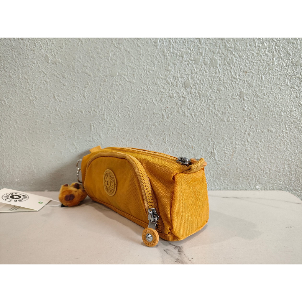 kipling-k09406-กระเป๋าเครื่องสําอาง-กระเป๋าดินสอ-สีเหลือง-แบบพกพา-สําหรับผู้หญิง