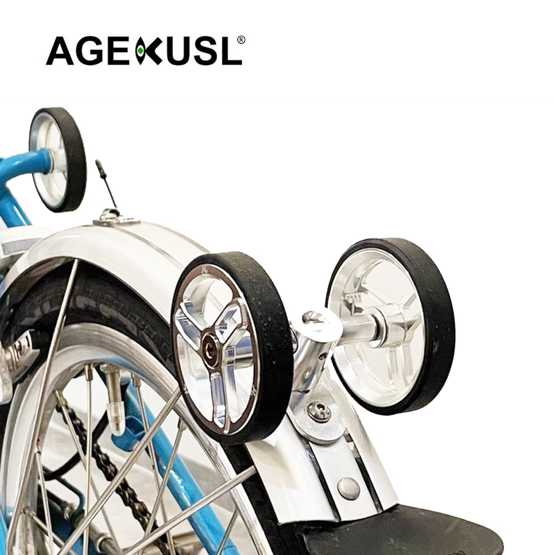 agekusl-ตัวยึดบังโคลนล้อจักรยาน-อะลูมิเนียมอัลลอย-cnc-สําหรับจักรยานพับได้-brompton