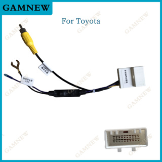 สายเคเบิลอะแดปเตอร์กล้องวิดีโอ เอาท์พุท 20-pin สําหรับ Toyota Original Factory Car Camera Output