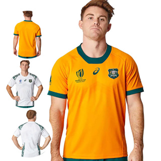 2023 เสื้อกีฬารักบี้ ลายทีมชาติออสเตรเลีย Rugby Jersey ไซซ์ S-5XL