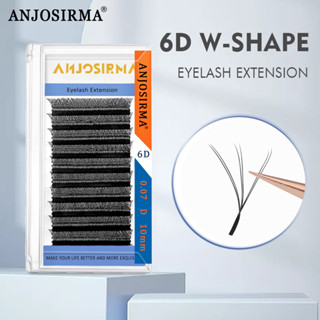 Anjosirma ขนตาปลอม ขนมิงค์ 6D 0.07C/D/DD นุ่ม เป็นธรรมชาติ มืออาชีพ สําหรับแต่งหน้า