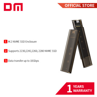 Dm M.2 NVME SSD 10Gbps เป็น USB 3.1 Type-C กล่องฮาร์ดดิสก์ HD990