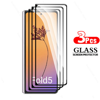 ฟิล์มกระจกนิรภัยกันรอยหน้าจอ สําหรับ Samsung Galaxy Z Fold5 5G Fold 3 4 5 Fold3 Fold4 ZFold5 ZFold4 ZFold3 3 ชิ้น