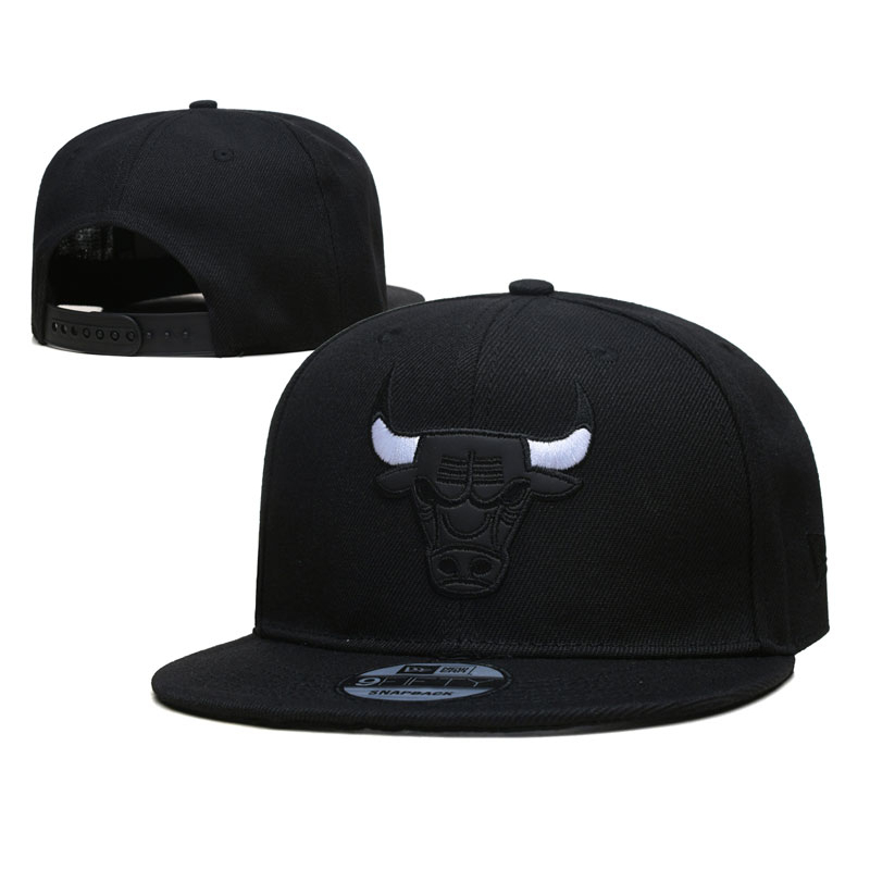 ใหม่ล่าสุด-หมวกเบสบอล-ลาย-nba-team-chicago-bulls-สีดํา-mlb